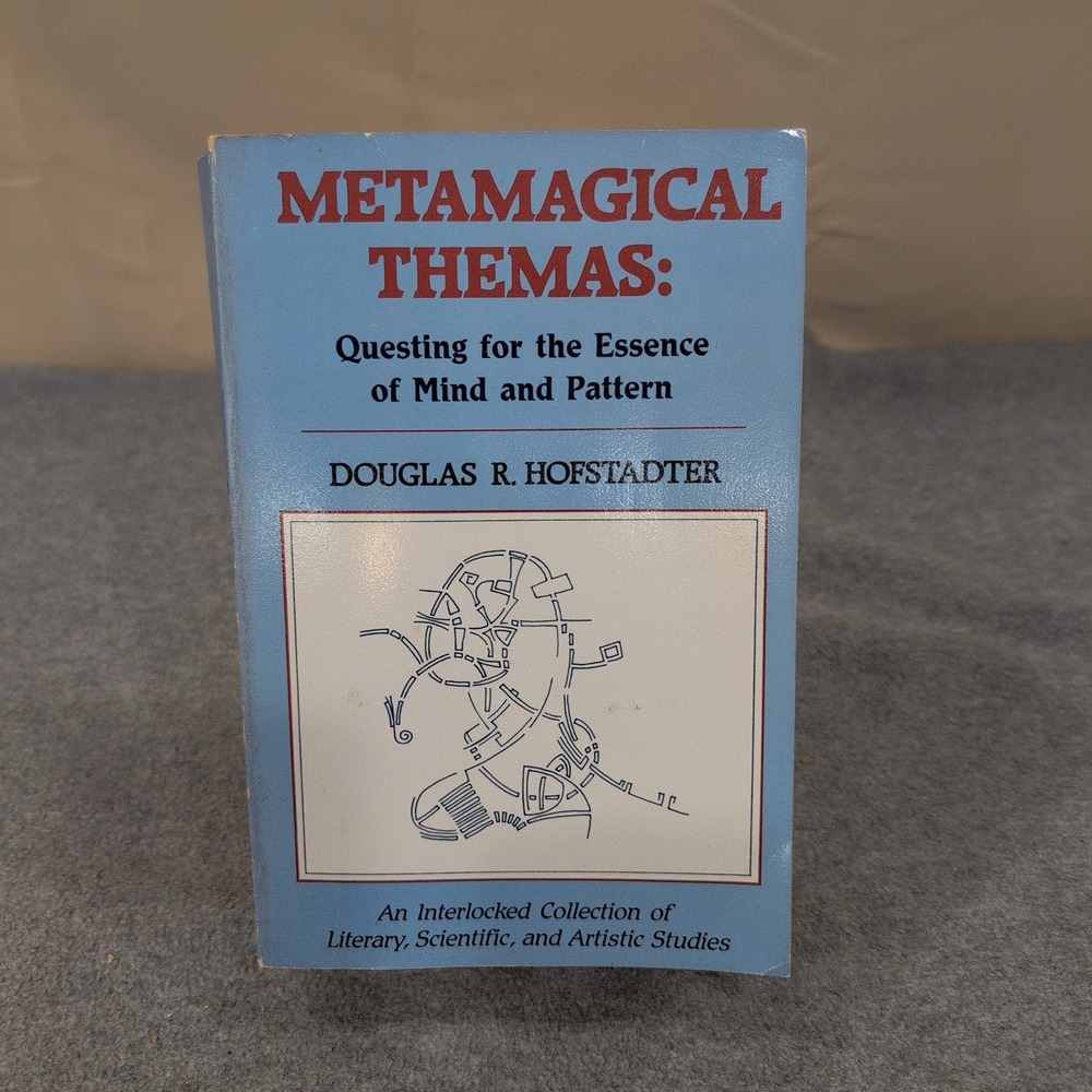 Metamagical Themas Douglas Hofstadter 1st Edition 1985 Mind and Pattern Book - Picture 1 of 4